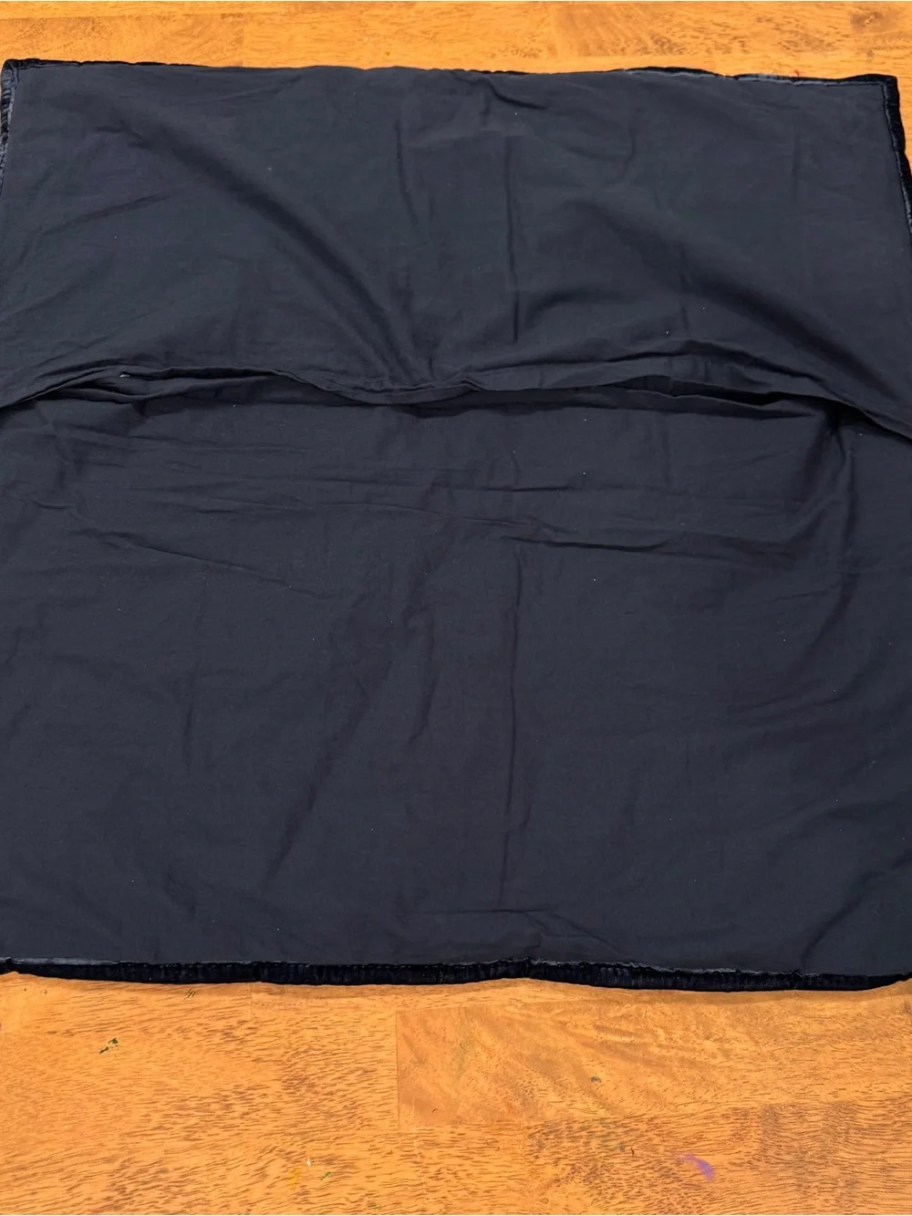 West Elm Lush Velvet Tack Stitch Euro Sham Blue Quilted Pillow Cover Bedding